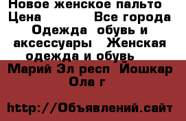 Новое женское пальто › Цена ­ 3 500 - Все города Одежда, обувь и аксессуары » Женская одежда и обувь   . Марий Эл респ.,Йошкар-Ола г.